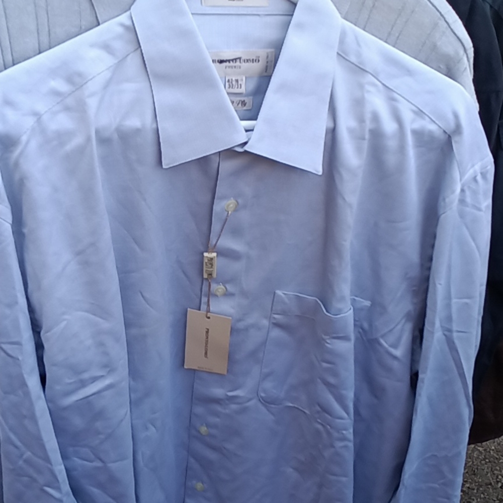 Pronto uomo 16½ grey and white